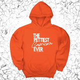 *HOODIE* The Pettiest Capricorn Ever Unisex Hoodie-Hoodie-The Original God Ain't Petty But I Am