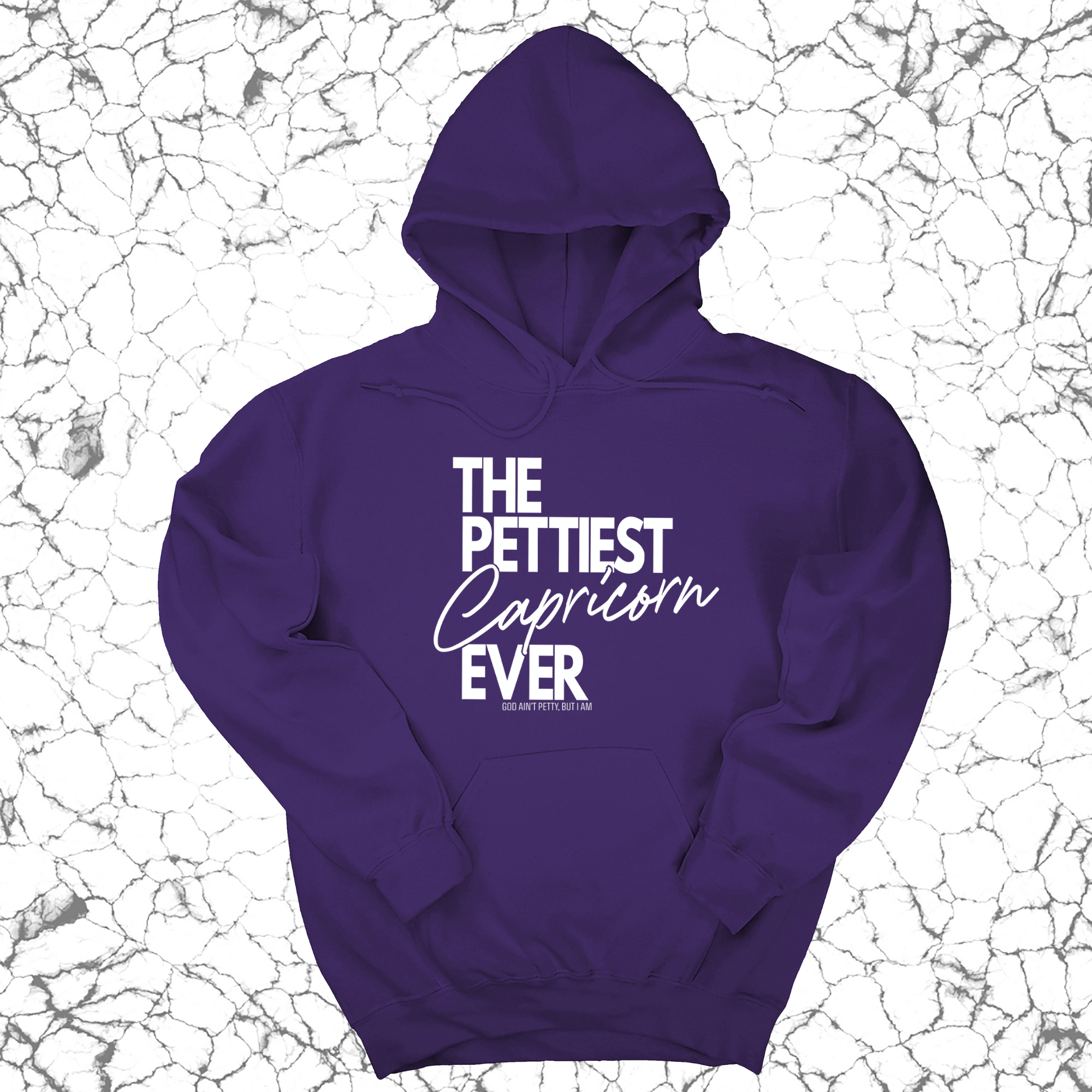 *HOODIE* The Pettiest Capricorn Ever Unisex Hoodie-Hoodie-The Original God Ain't Petty But I Am