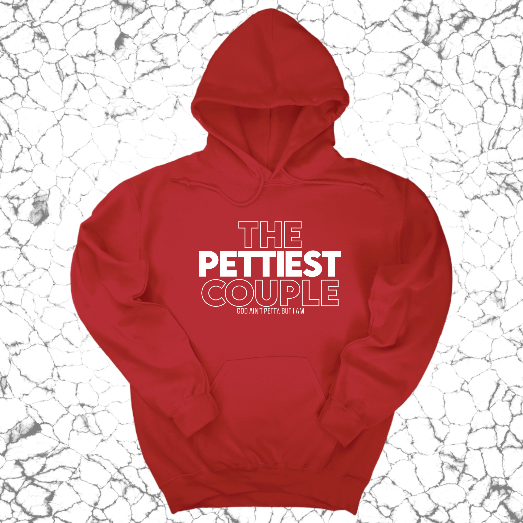 *HOODIE* The Pettiest Couple Unisex Hoodie-Hoodie-The Original God Ain't Petty But I Am