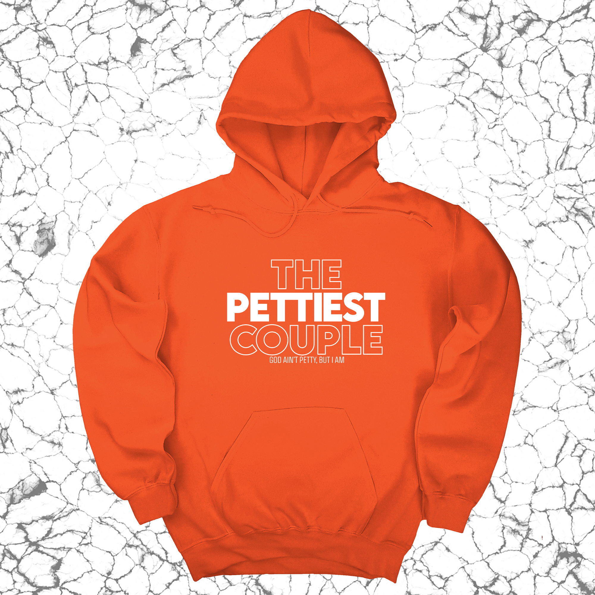 *HOODIE* The Pettiest Couple Unisex Hoodie-Hoodie-The Original God Ain't Petty But I Am