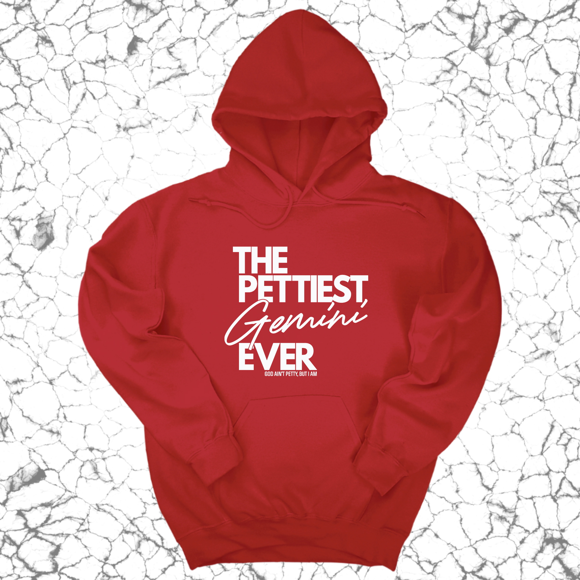 *HOODIE* The Pettiest Gemini Ever Unisex Hoodie-Hoodie-The Original God Ain't Petty But I Am