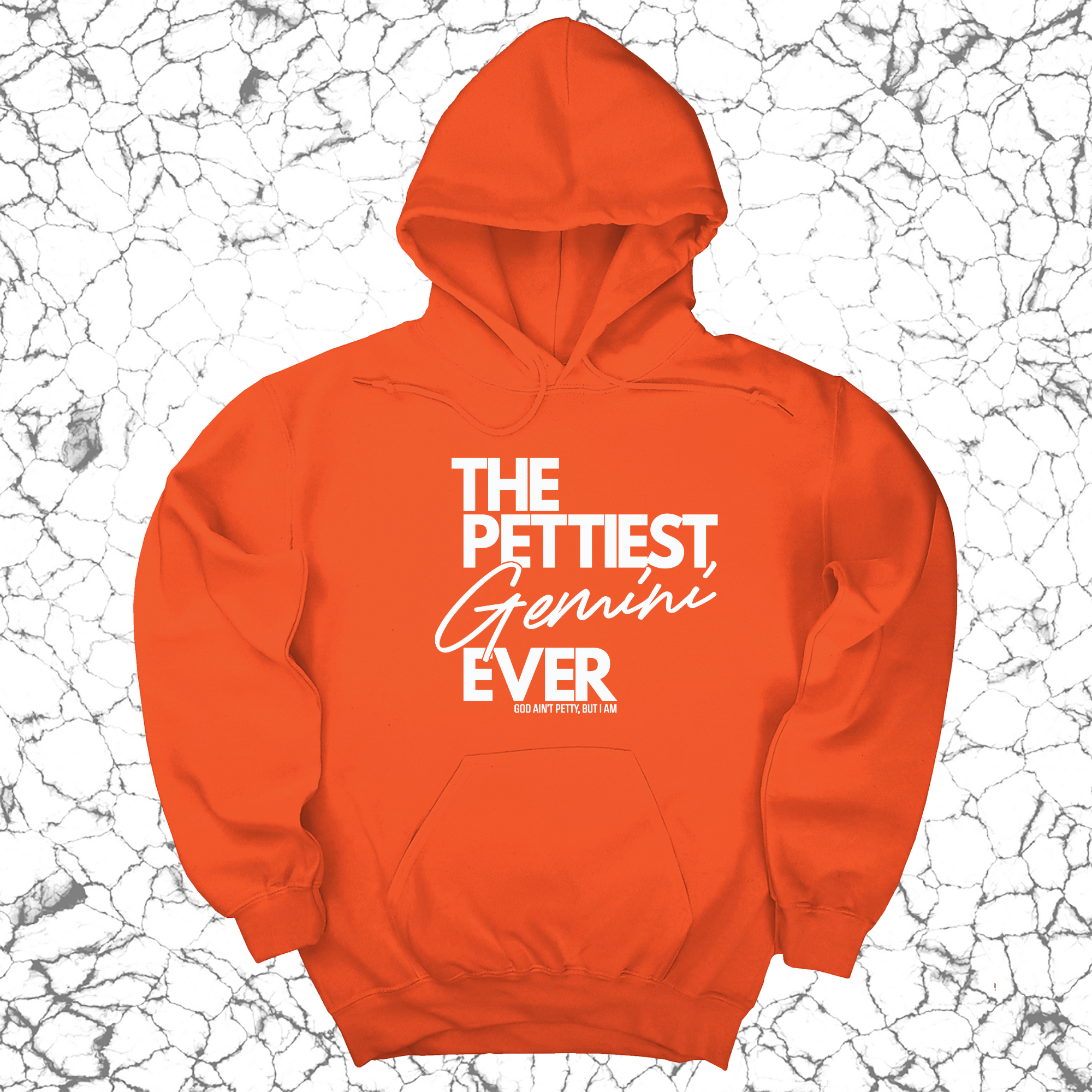 *HOODIE* The Pettiest Gemini Ever Unisex Hoodie-Hoodie-The Original God Ain't Petty But I Am