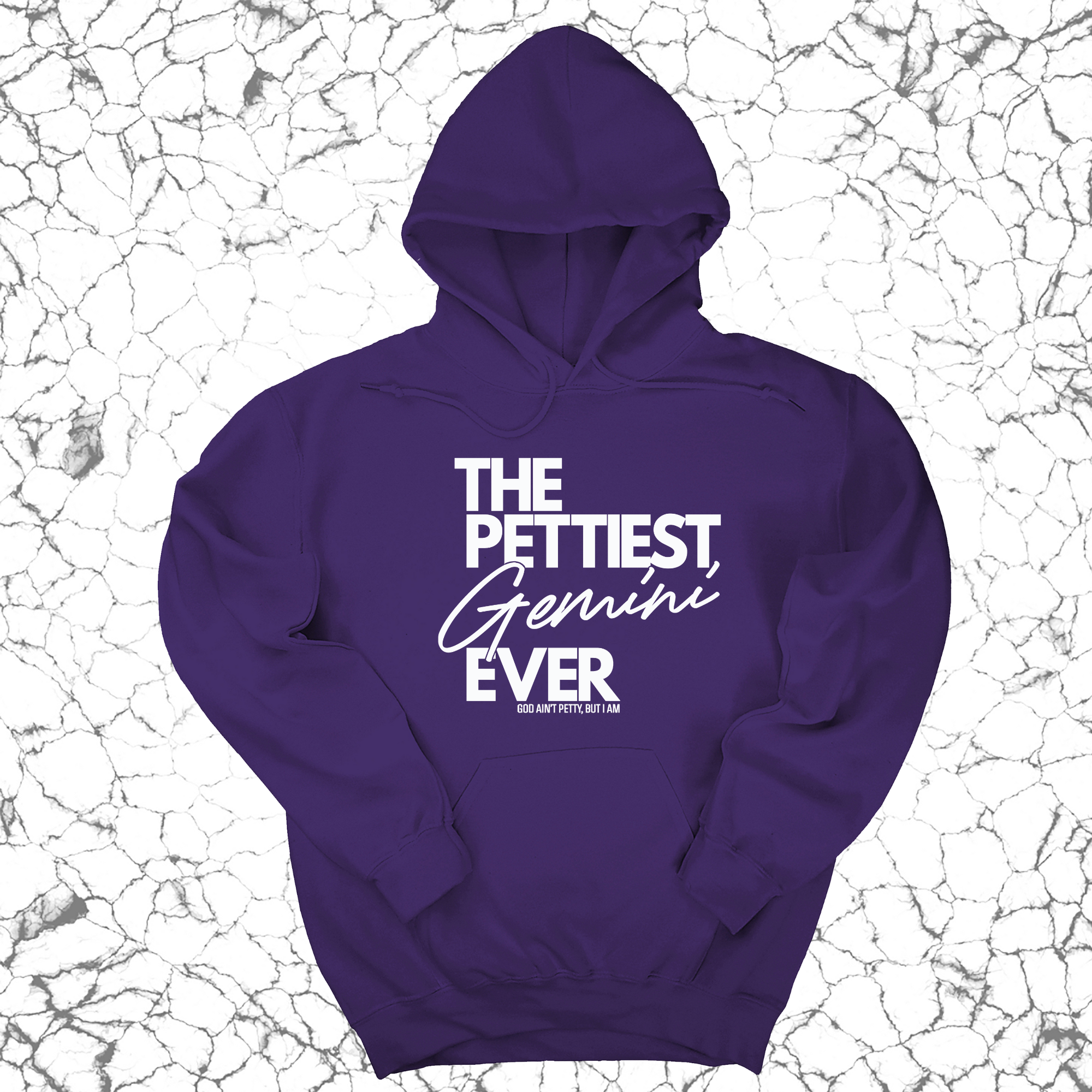 *HOODIE* The Pettiest Gemini Ever Unisex Hoodie-Hoodie-The Original God Ain't Petty But I Am