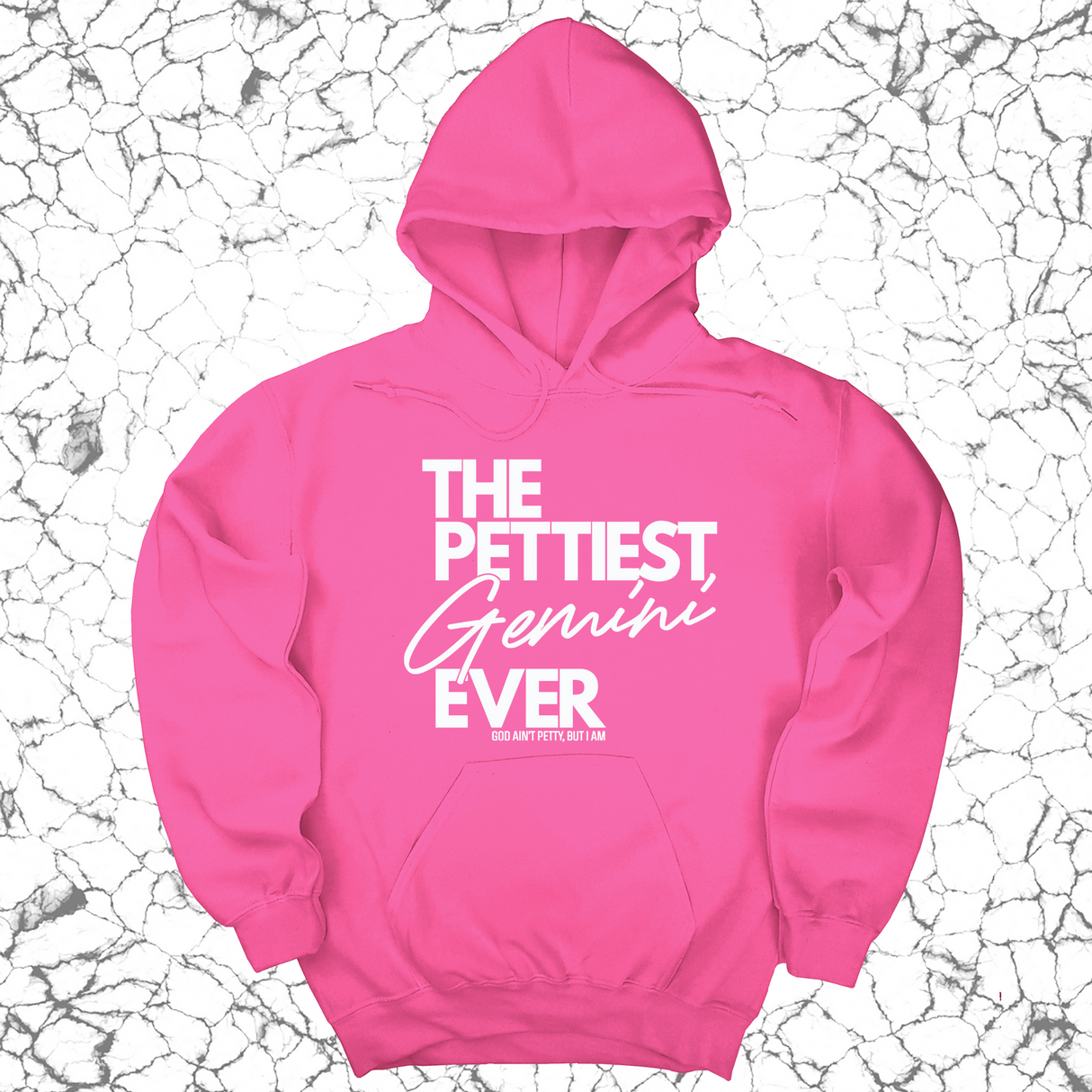 *HOODIE* The Pettiest Gemini Ever Unisex Hoodie-Hoodie-The Original God Ain't Petty But I Am
