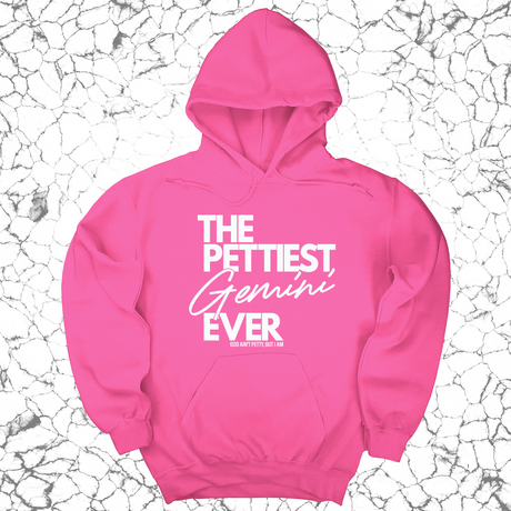 *HOODIE* The Pettiest Gemini Ever Unisex Hoodie-Hoodie-The Original God Ain't Petty But I Am