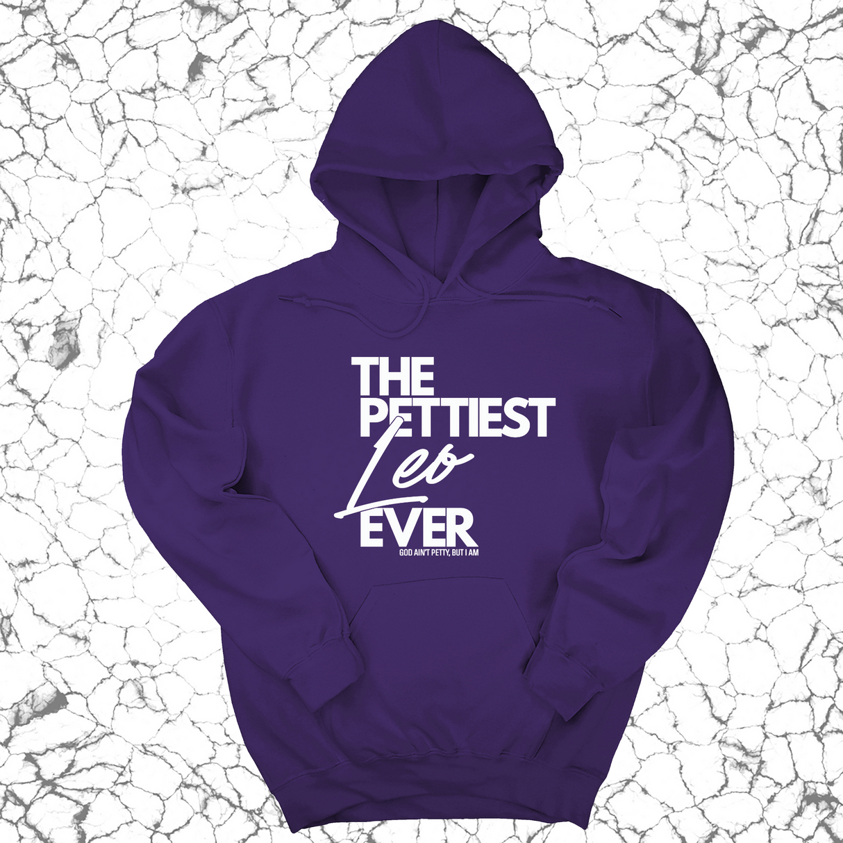 *HOODIE* The Pettiest Leo Ever Unisex Hoodie-Hoodie-The Original God Ain't Petty But I Am