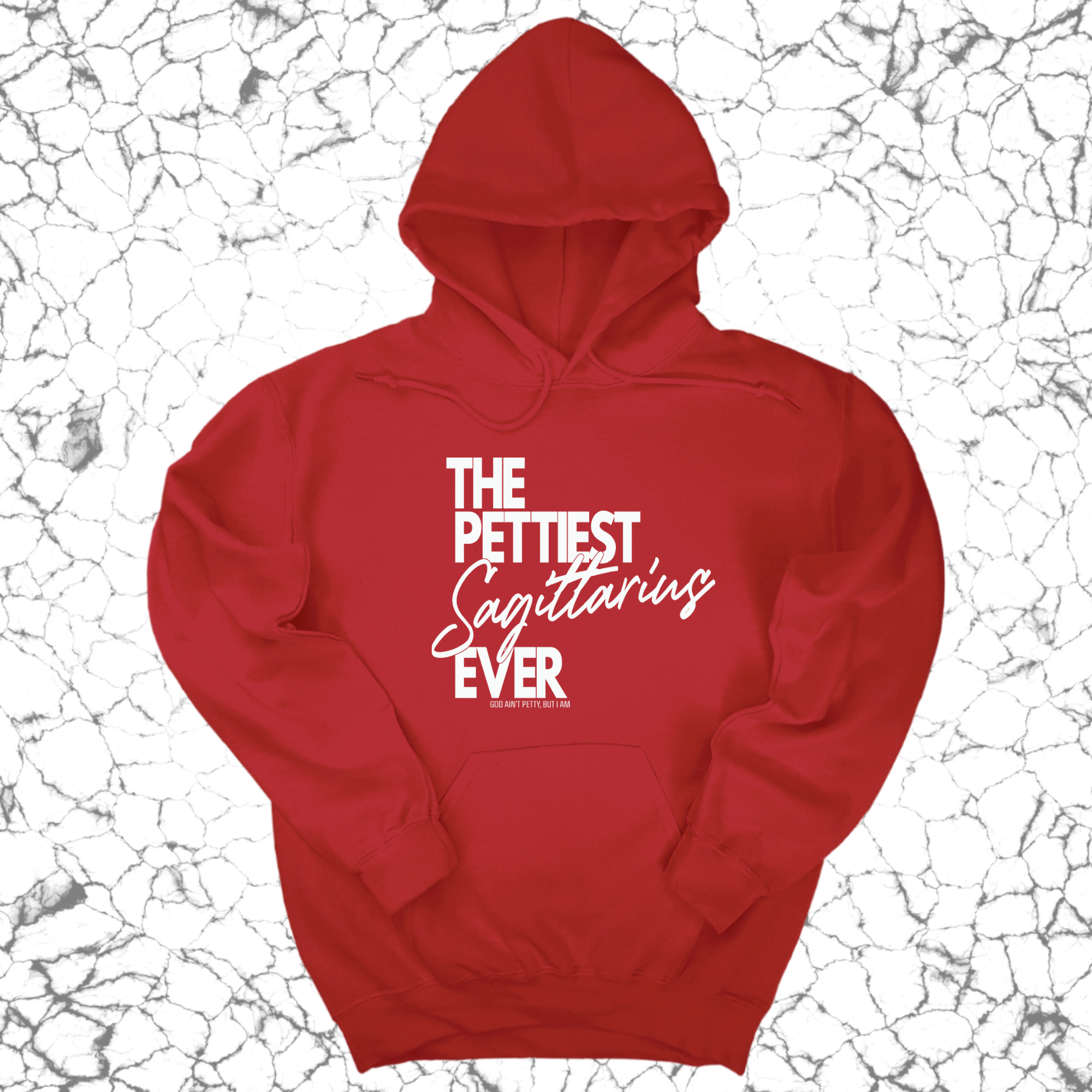 *HOODIE* The Pettiest Sagittarius Ever Unisex Hoodie-Hoodie-The Original God Ain't Petty But I Am