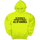 *HOODIE* The President Is Supposed to Protect All of America Unisex Hoodie-Hoodie-The Original God Ain't Petty But I Am