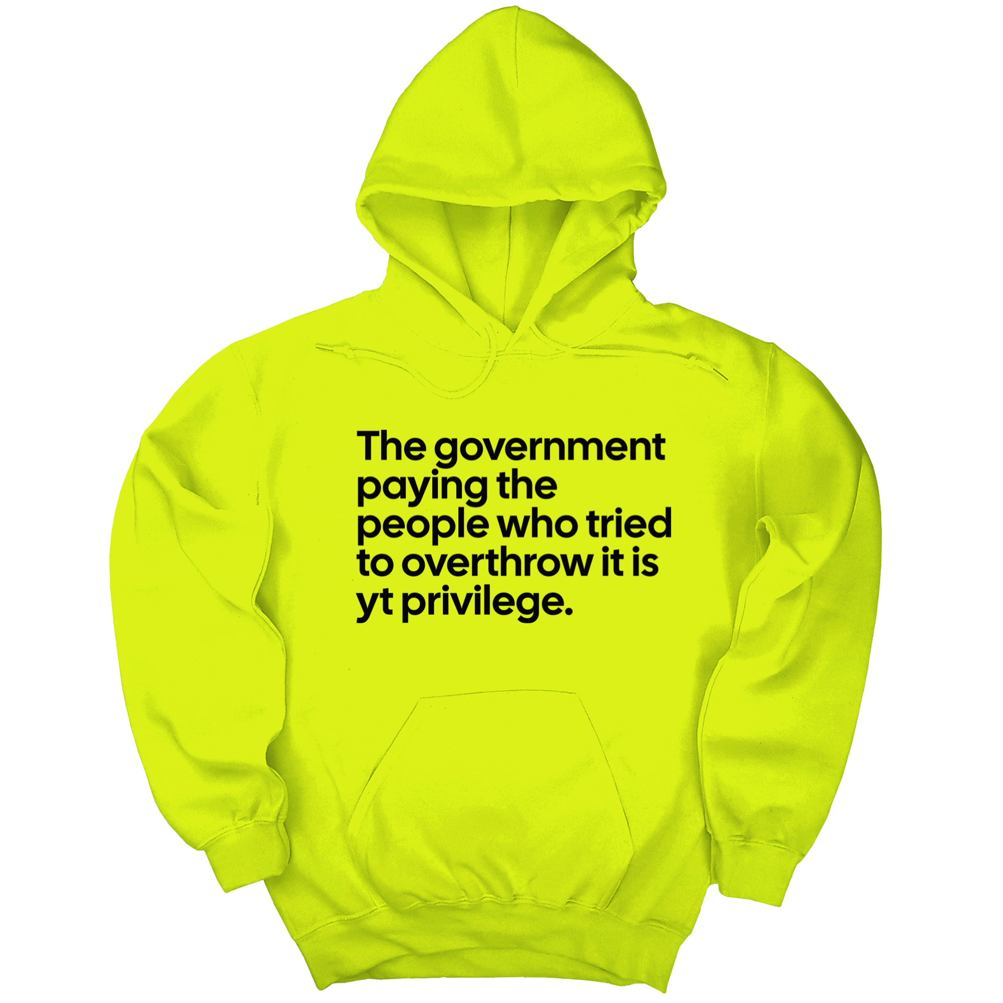 *HOODIE* The government paying the people who tried to overthrow it is yt privilige Unisex Hoodie-Hoodie-The Original God Ain't Petty But I Am