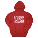 *HOODIE* The racist right has ruined the country Unisex Hoodie-Hoodie-The Original God Ain't Petty But I Am