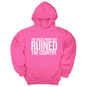 *HOODIE* The racist right has ruined the country Unisex Hoodie-Hoodie-The Original God Ain't Petty But I Am