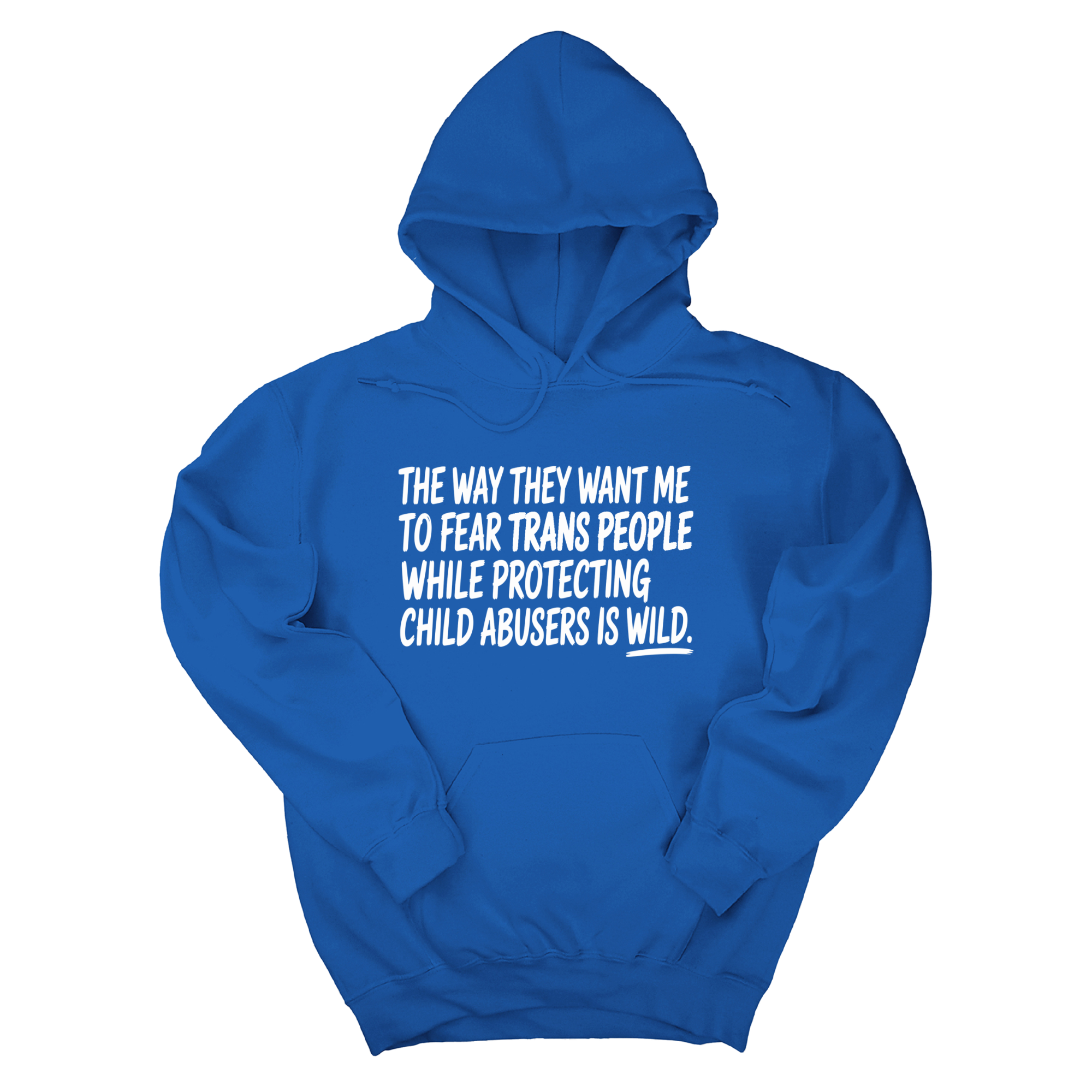 *HOODIE* The way they want me to fear trans people while protecting child abusers is wild Unisex Hoodie-Hoodie-The Original God Ain't Petty But I Am