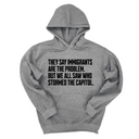 *HOODIE* They Say Immigrants Are the Problem. But We All Saw Who Stormed the Capitol Unisex Hoodie-Hoodie-The Original God Ain't Petty But I Am