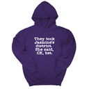 *HOODIE* They Took Jasmine's District. She Said, OK, Bet Unisex Hoodie-Hoodie-The Original God Ain't Petty But I Am