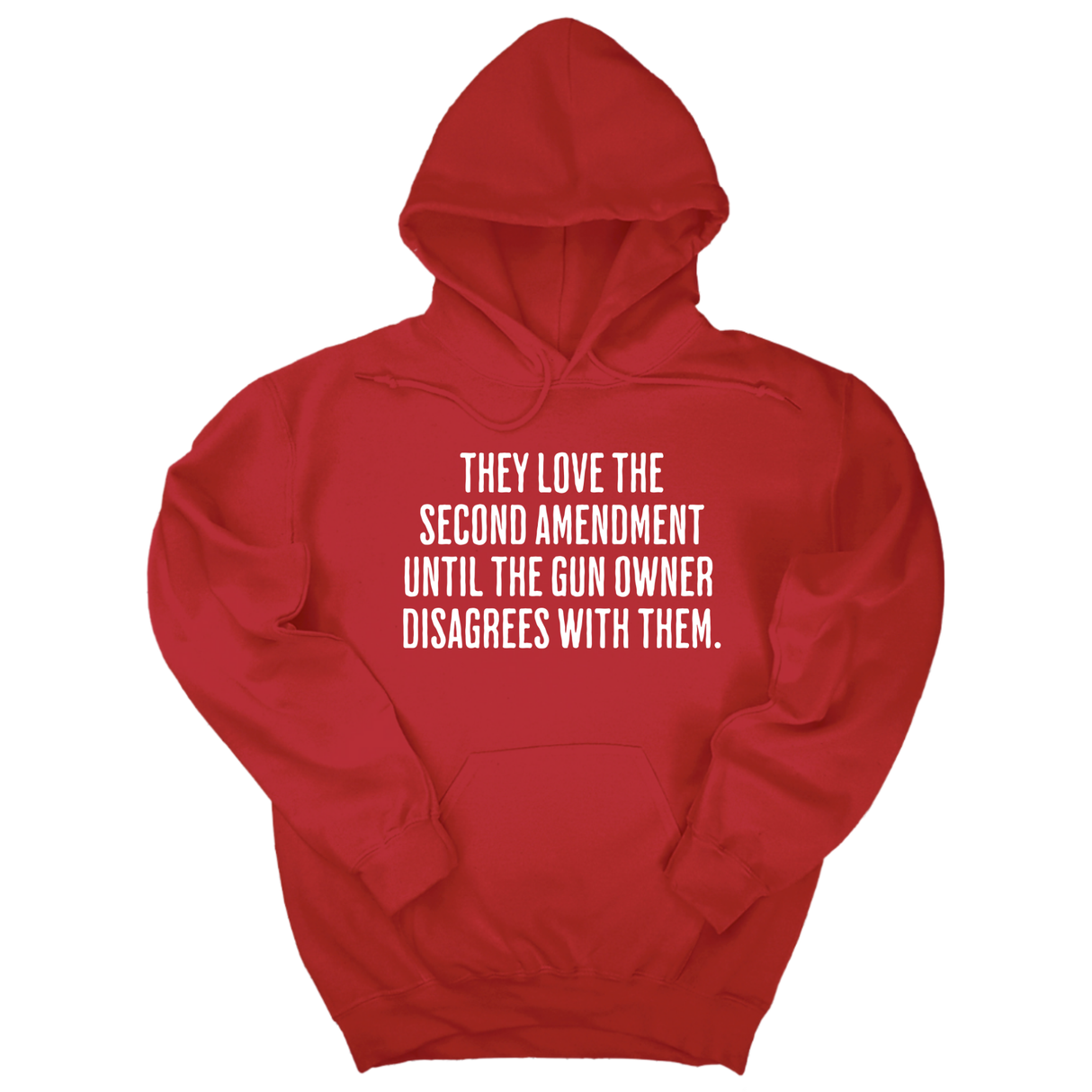 *HOODIE* They love the Second Amendment until the gun owner disagrees with them Unisex Hoodie-Hoodie-The Original God Ain't Petty But I Am
