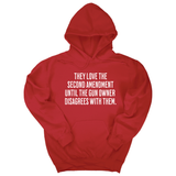 *HOODIE* They love the Second Amendment until the gun owner disagrees with them Unisex Hoodie-Hoodie-The Original God Ain't Petty But I Am