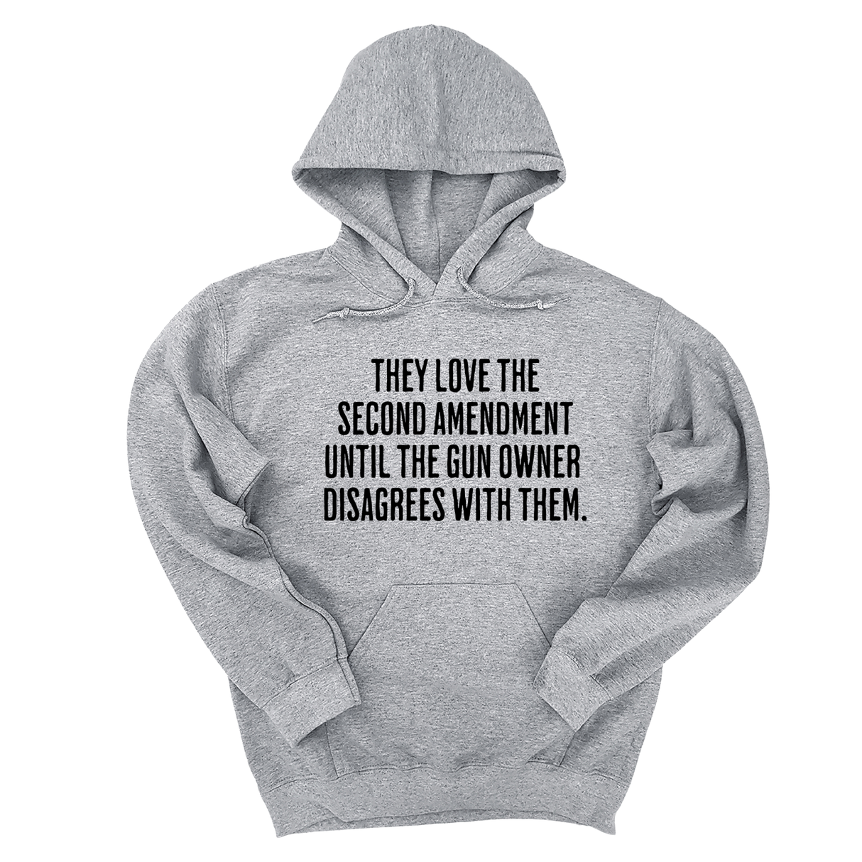 *HOODIE* They love the Second Amendment until the gun owner disagrees with them Unisex Hoodie-Hoodie-The Original God Ain't Petty But I Am
