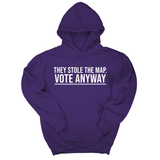 *HOODIE* They stole the map. Vote anyway Unisex Hoodie-Hoodie-The Original God Ain't Petty But I Am