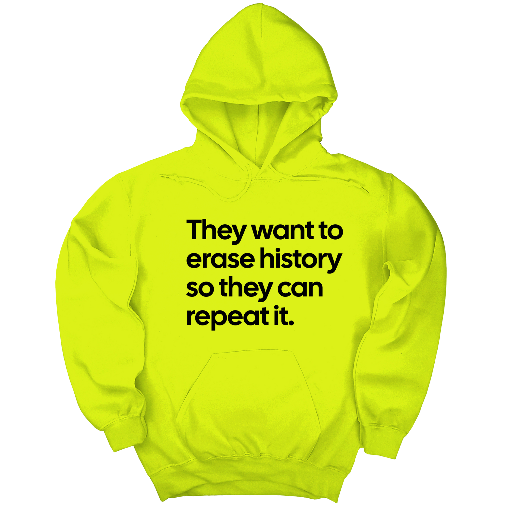 *HOODIE* They want to erase history so they can repeat it Unisex Hoodie-Hoodie-The Original God Ain't Petty But I Am