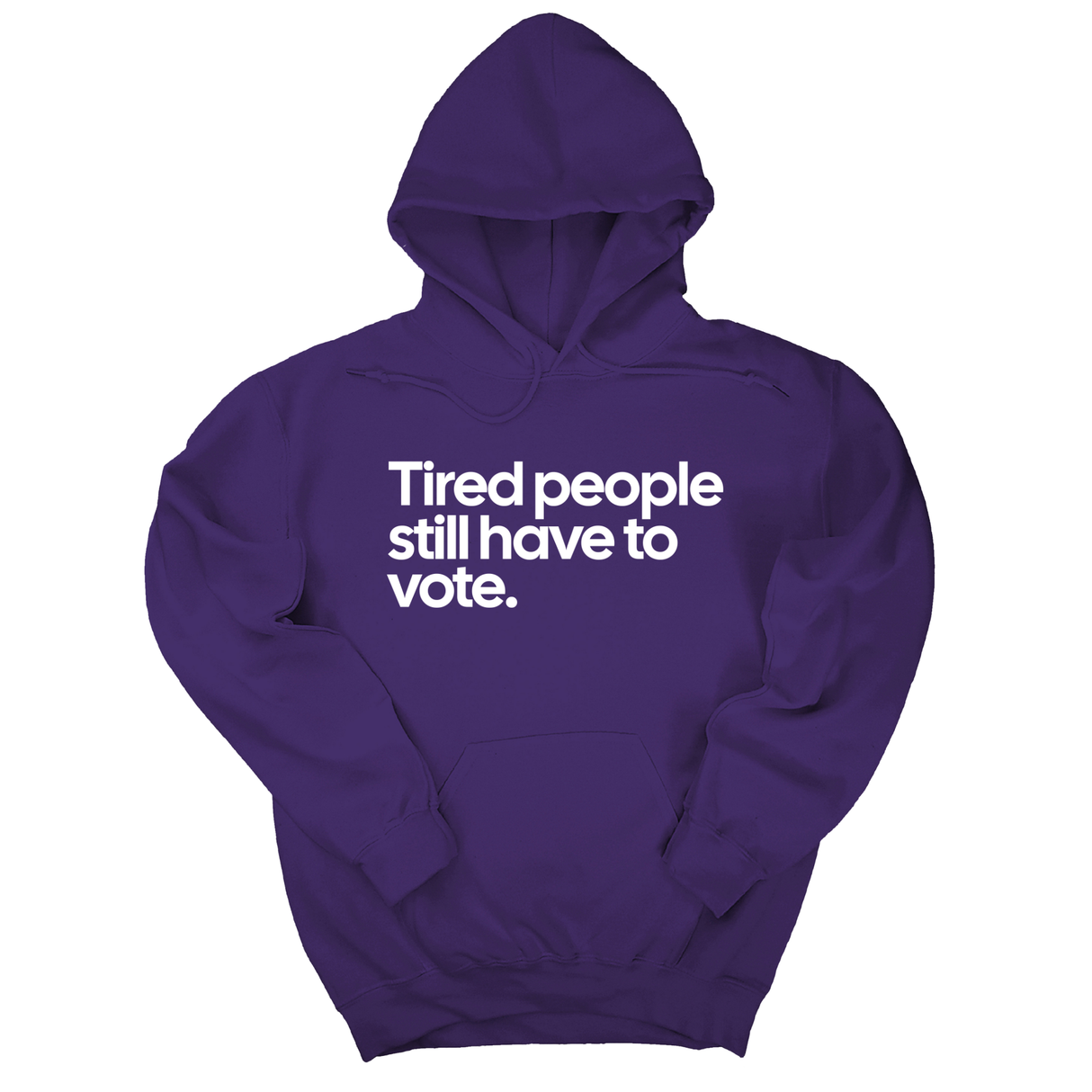 *HOODIE* Tired People Still Have to Vote Unisex Hoodie-Hoodie-The Original God Ain't Petty But I Am
