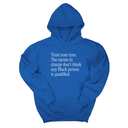 *HOODIE* Trust your eyes. The racists in charge don't think any Black person is qualified Unisex Hoodie-Hoodie-The Original God Ain't Petty But I Am