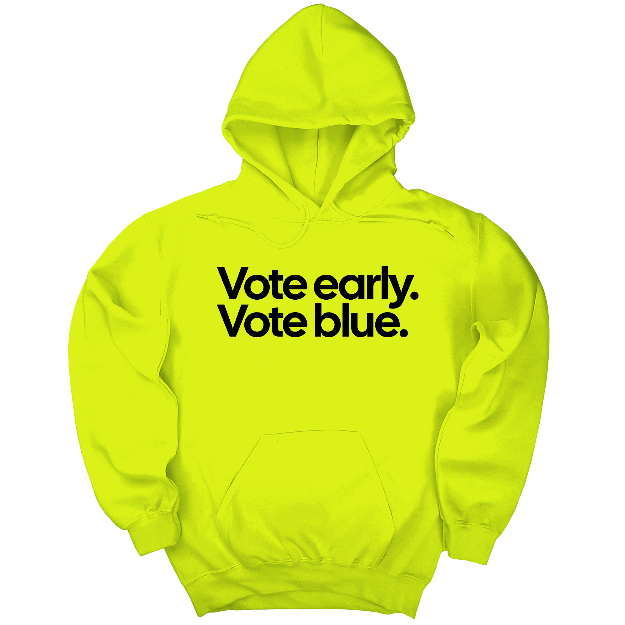 *HOODIE* Vote Early. Vote Blue Unisex Hoodie-Hoodie-The Original God Ain't Petty But I Am