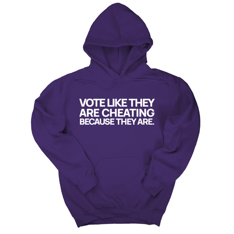 *HOODIE* Vote like they are cheating because they are Unisex Hoodie-Hoodie-The Original God Ain't Petty But I Am