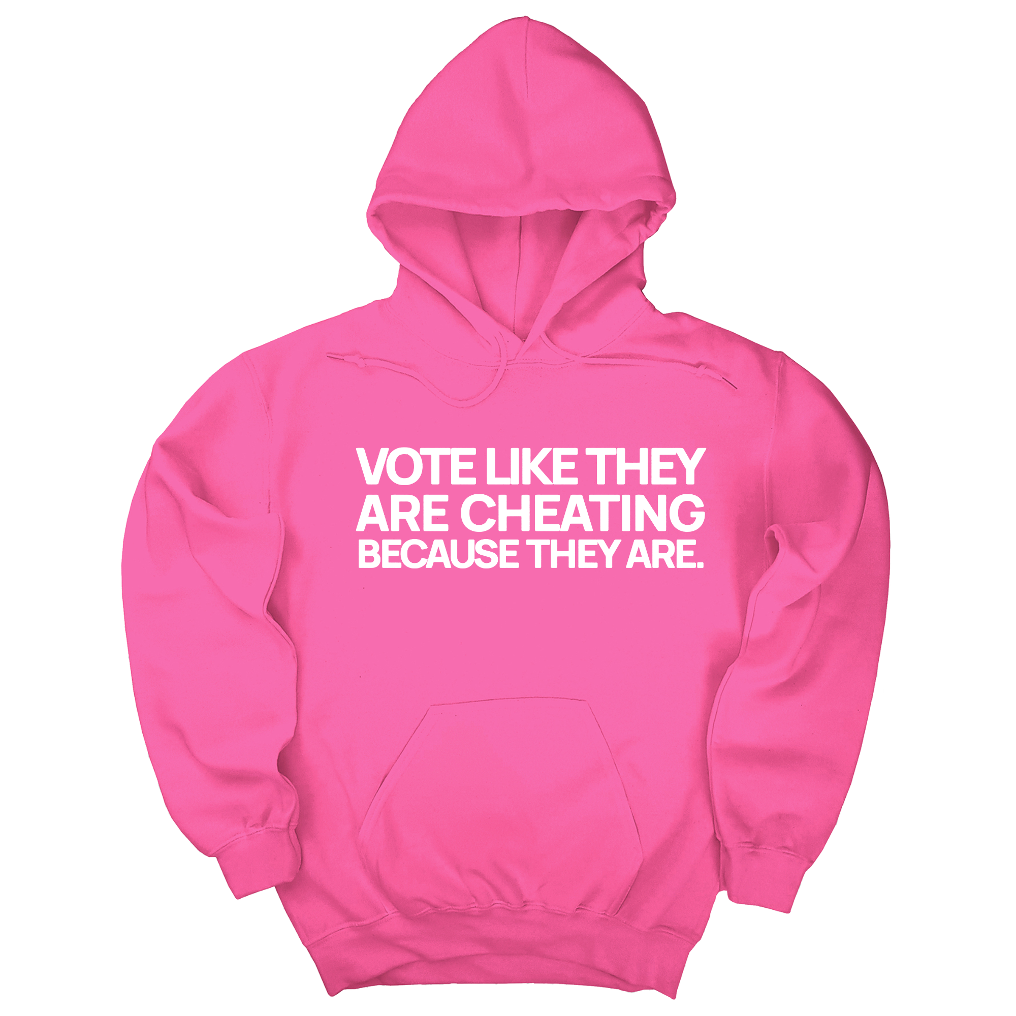 *HOODIE* Vote like they are cheating because they are Unisex Hoodie-Hoodie-The Original God Ain't Petty But I Am