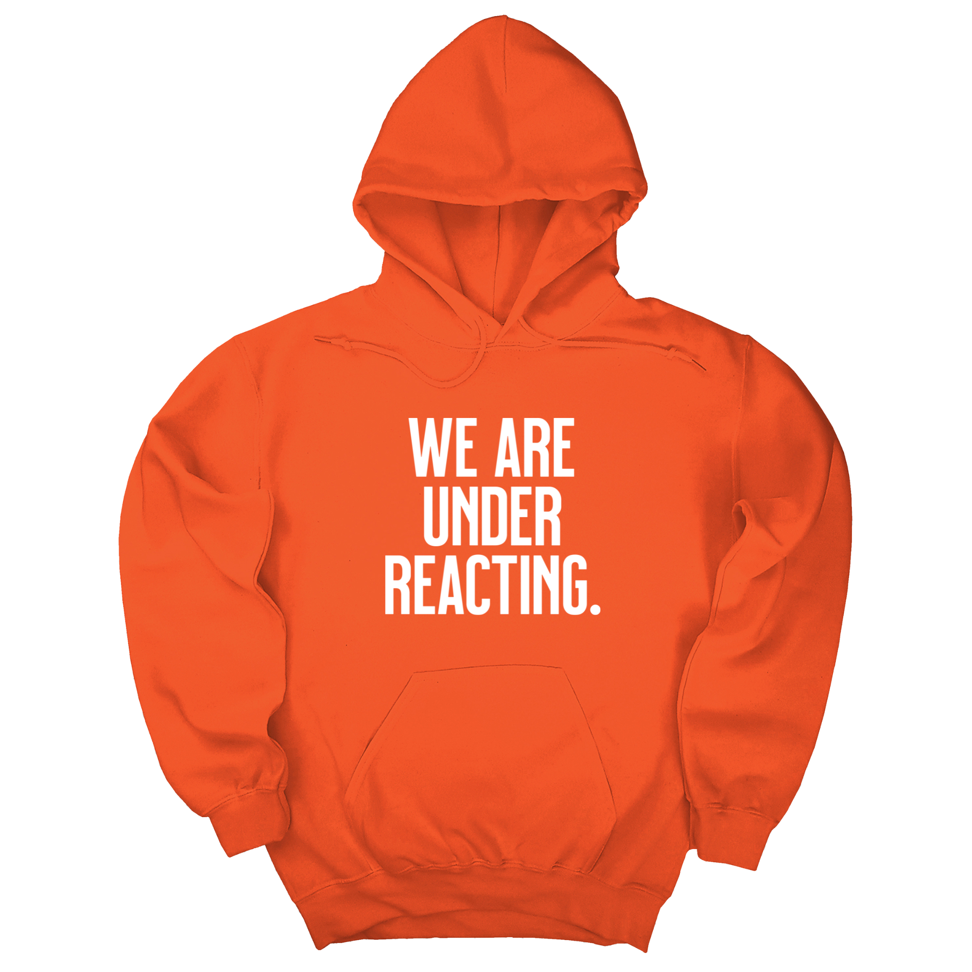 *HOODIE* We are under reacting Unisex Hoodie-Hoodie-The Original God Ain't Petty But I Am