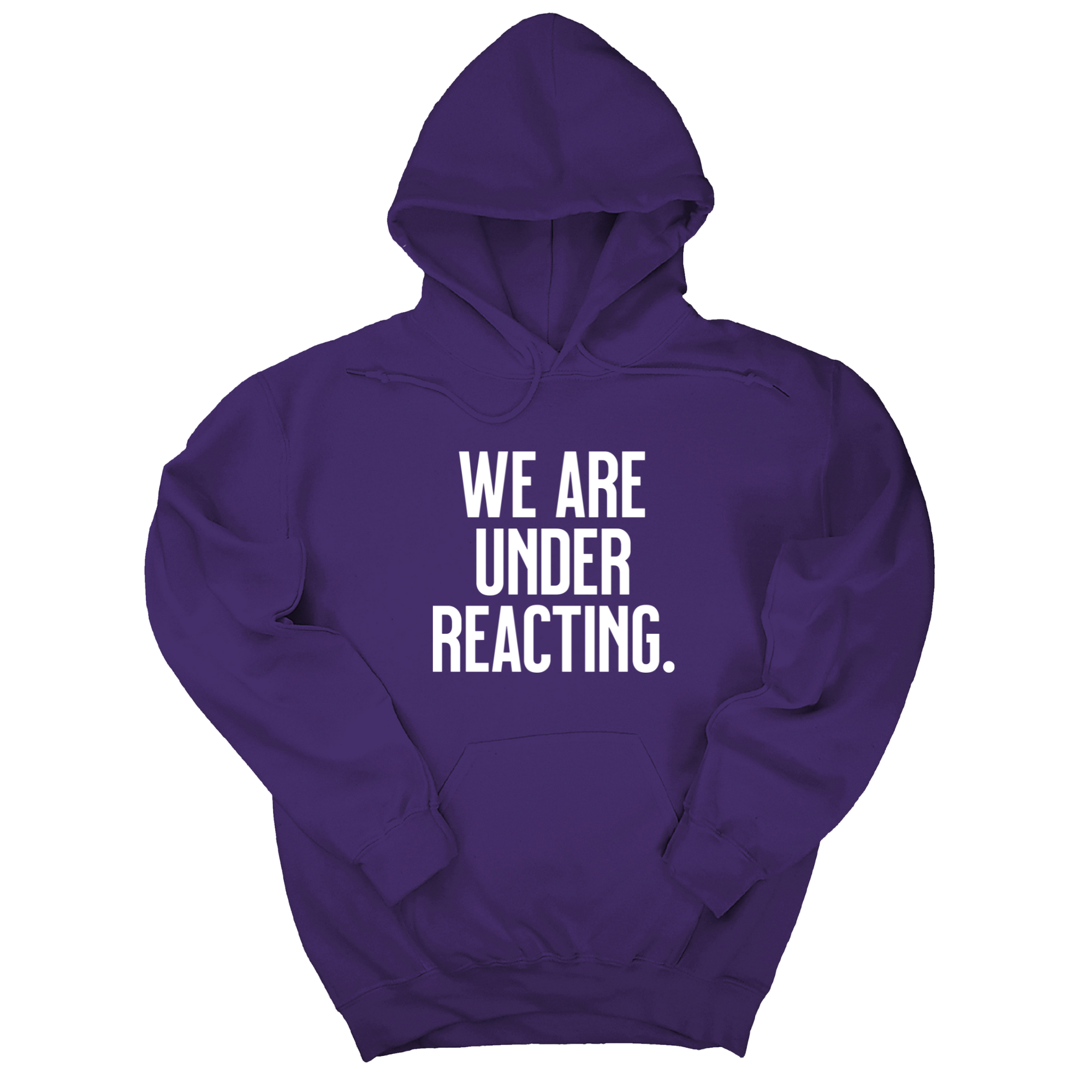 *HOODIE* We are under reacting Unisex Hoodie-Hoodie-The Original God Ain't Petty But I Am