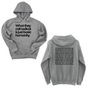 *HOODIE* What They Call Radical Is Just Basic Humanity Unisex Hoodie (Front and Back Design Print)-Hoodie-The Original God Ain't Petty But I Am