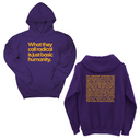 *HOODIE* What They Call Radical Is Just Basic Humanity Unisex Hoodie (Front and Back Design Print)-Hoodie-The Original God Ain't Petty But I Am