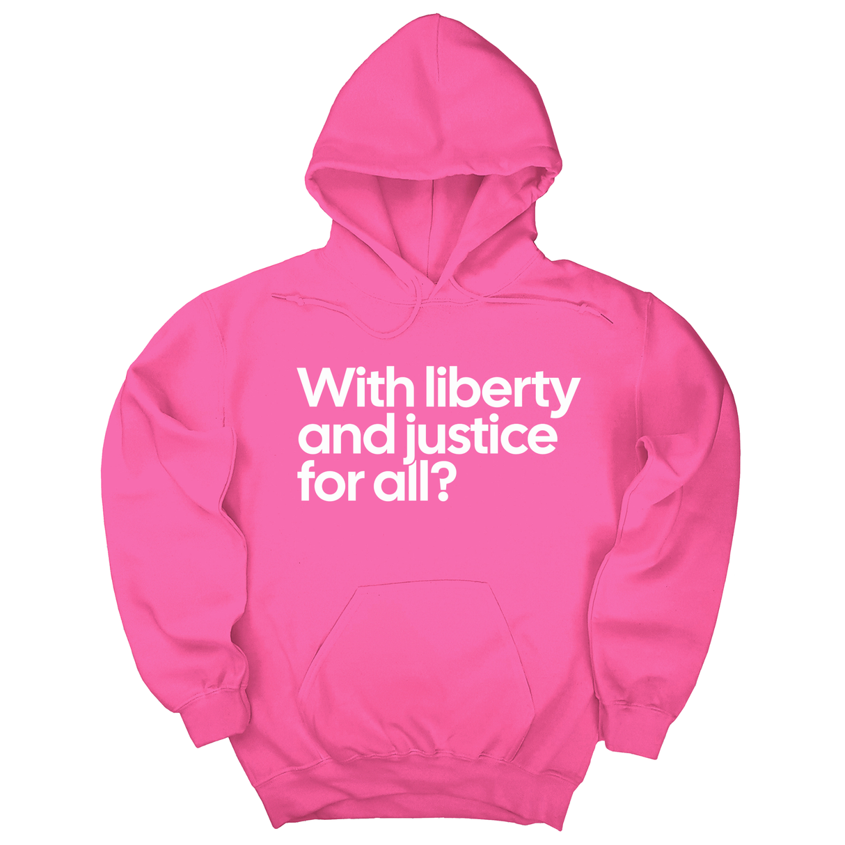 *HOODIE* With liberty and justice for all? Unisex Hoodie-Hoodie-The Original God Ain't Petty But I Am