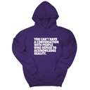 *HOODIE* You Can't Have a Conversation with People Who Refuse to Acknowledge Reality Unisex Hoodie-Hoodie-The Original God Ain't Petty But I Am