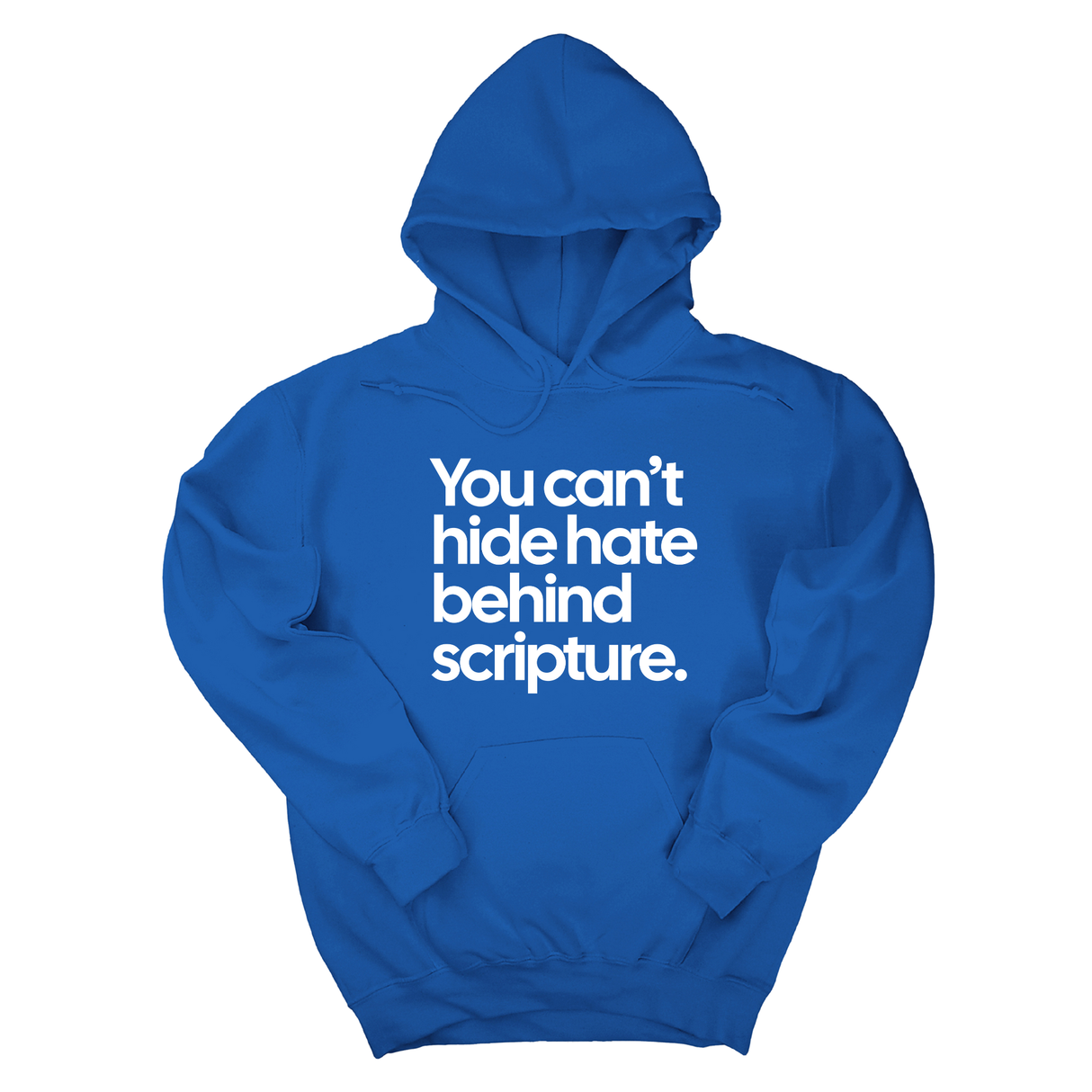 *HOODIE* You Can’t Hide Hate Behind Scripture Unisex Hoodie-Hoodie-The Original God Ain't Petty But I Am