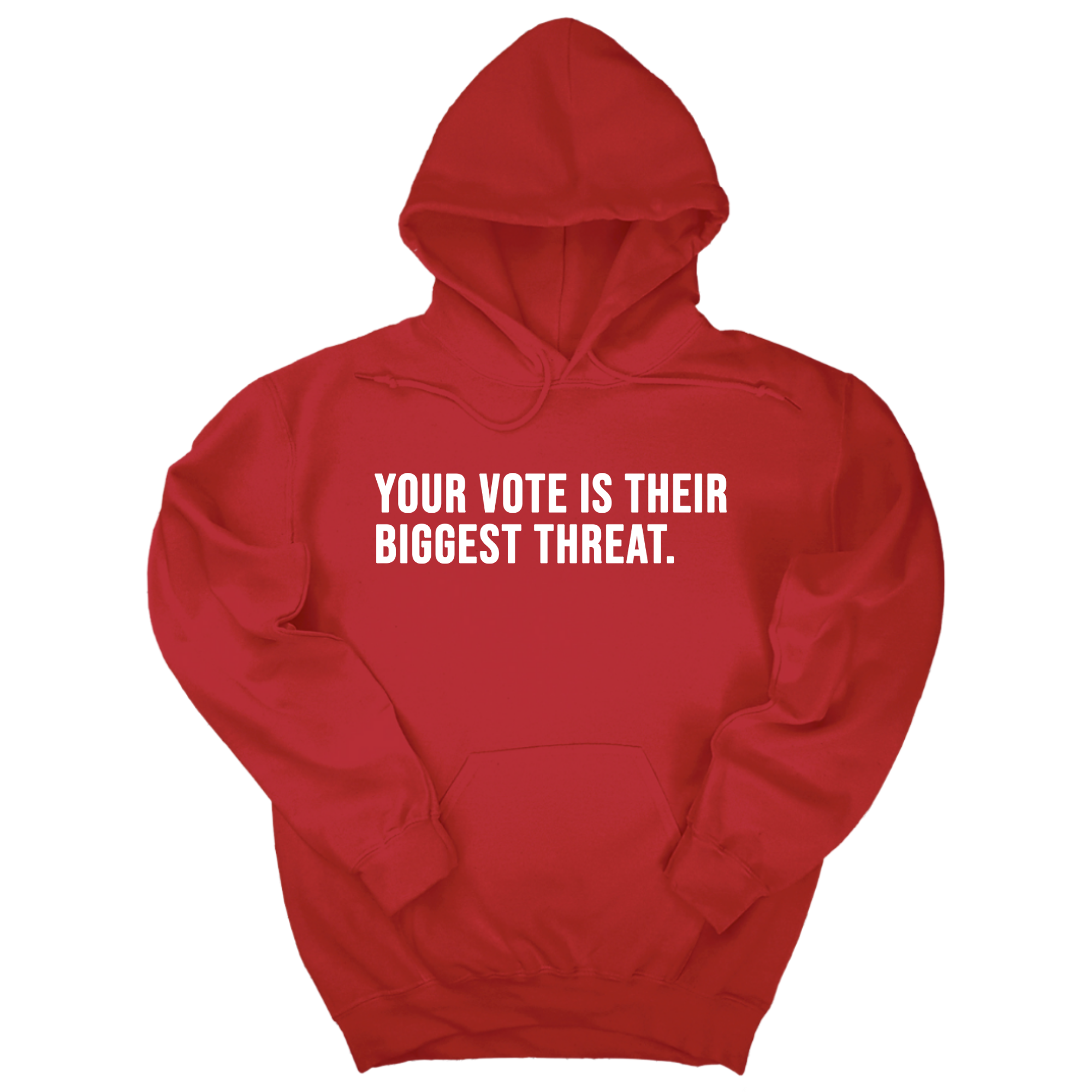 *HOODIE* Your vote is their biggest threat Unisex Hoodie-Hoodie-The Original God Ain't Petty But I Am