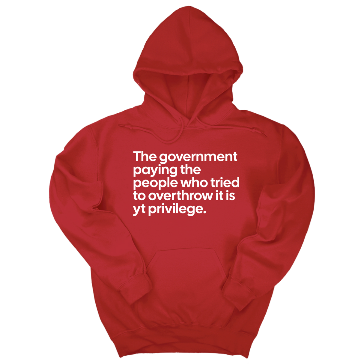 *HOODIE*The Government Paying the People Who Tried to Overthrow It Is YT Privilege Unisex Hoodie-Hoodie-The Original God Ain't Petty But I Am