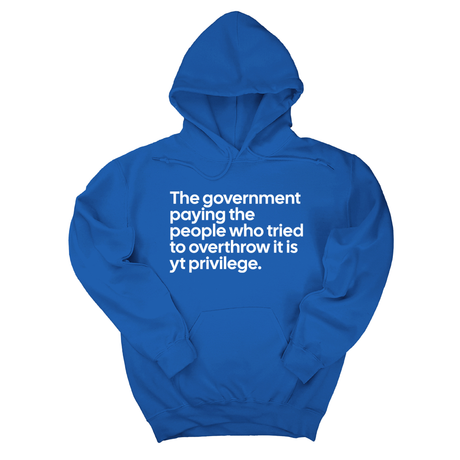 *HOODIE*The Government Paying the People Who Tried to Overthrow It Is YT Privilege Unisex Hoodie-Hoodie-The Original God Ain't Petty But I Am