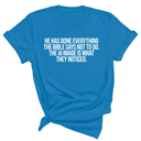 He has done everything the Bible says not to do. The AI image is what they noticed Unisex Tee-T-Shirt-The Original God Ain't Petty But I Am