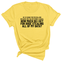 He is suing for $10 billion because his tax return leaked. How much do I get for doge stealing all of my data Unisex Tee-T-Shirt-The Original God Ain't Petty But I Am