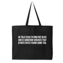 He told Texas to find five seats and is somehow shocked that other states found some too Tote bag-Tote Bag-The Original God Ain't Petty But I Am
