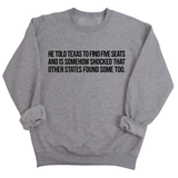 He told Texas to find five seats and is somehow shocked that other states found some too Unisex Sweatshirt-Sweatshirt-The Original God Ain't Petty But I Am