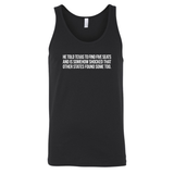He told Texas to find five seats and is somehow shocked that other states found some too Unisex Tank Top-T-Shirt-The Original God Ain't Petty But I Am