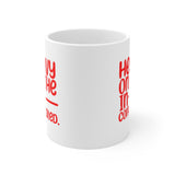 Heavy in the Incorporated Mug 11oz (White & Red)-Mug-The Original God Ain't Petty But I Am