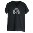 I Know the Power of My Black Dollar *BLACK V-NECK* Unisex Tee-T-Shirt-The Original God Ain't Petty But I Am
