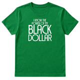 I Know the Power of My Black Dollar Unisex Tee-T-Shirt-The Original God Ain't Petty But I Am