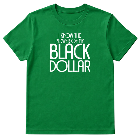 I Know the Power of My Black Dollar Unisex Tee-T-Shirt-The Original God Ain't Petty But I Am