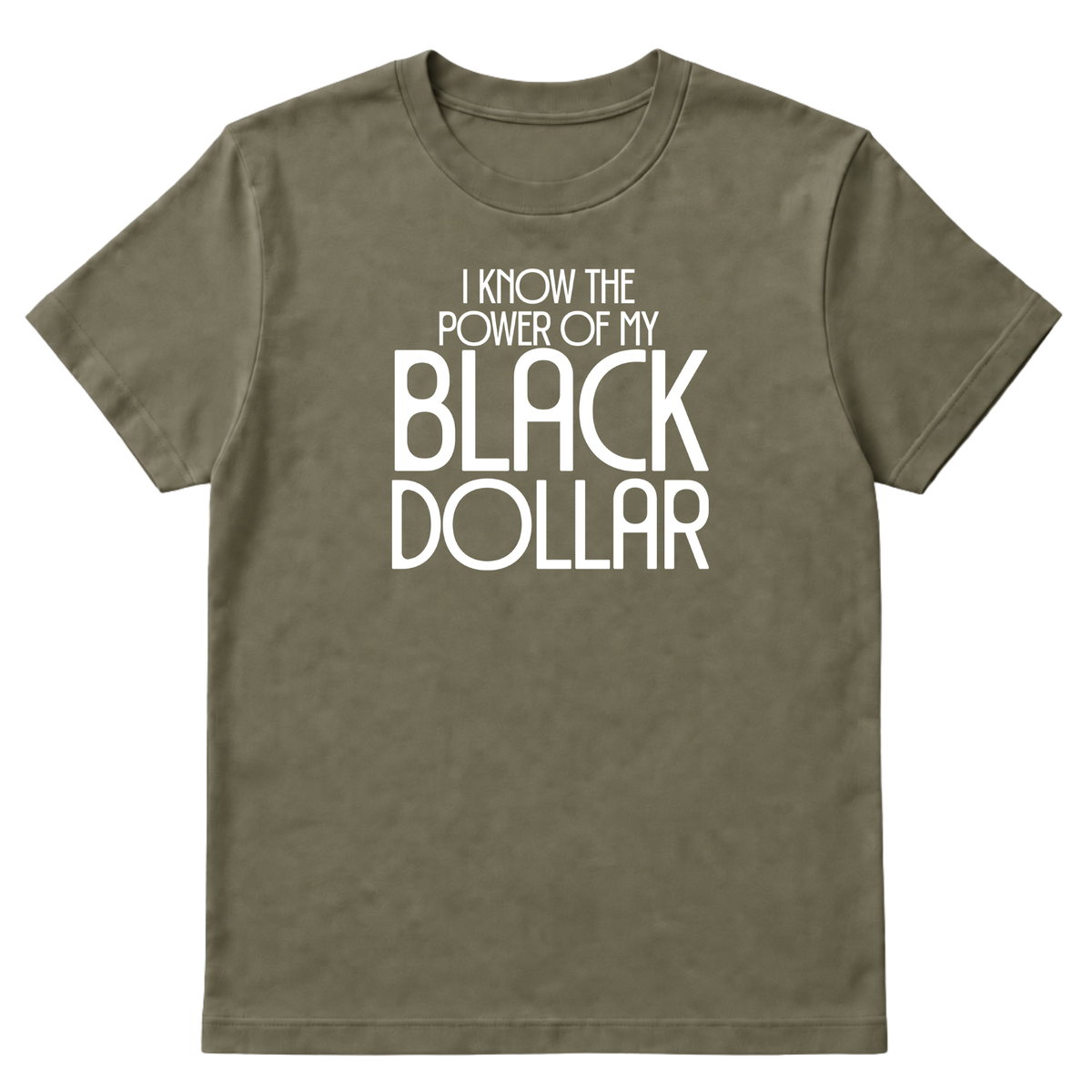 I Know the Power of My Black Dollar Unisex Tee-T-Shirt-The Original God Ain't Petty But I Am