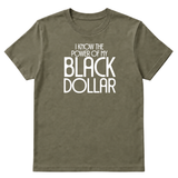 I Know the Power of My Black Dollar Unisex Tee-T-Shirt-The Original God Ain't Petty But I Am