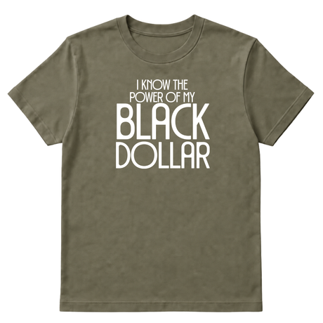 I Know the Power of My Black Dollar Unisex Tee-T-Shirt-The Original God Ain't Petty But I Am